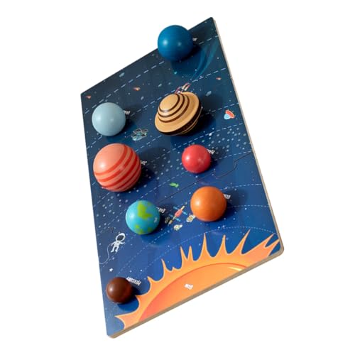 SOPOTUTU Holz Solar System Puzzle für Montessori Lernspielzeug mit Planeten Kognitives Weltraumspiel Frühe Bildung Motorische Kreatives Raumfahrtspielzeug SOPOTUTU Holz Solar System Puzzle für Montessori Lernspielzeug mit Planeten Kognitives Weltraumspiel Frühe Bildung Motorische Kreatives Raumfahrtspielzeug von SOPOTUTU