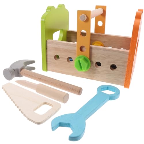 SOPOTUTU Holz Werkzeugset Teilig Stabiles Lernspielzeug Bunter Werkzeugkasten Fördert Feinmotorik Handwerkliches Geschick für Kleinkinder Mädchen Jungen Geburtstag Weihnachten SOPOTUTU Holz Werkzeugset Teilig Stabiles Lernspielzeug Bunter Werkzeugkasten Fördert Feinmotorik Handwerkliches Geschick für Kleinkinder Mädchen Jungen Geburtstag Weihnachten von SOPOTUTU