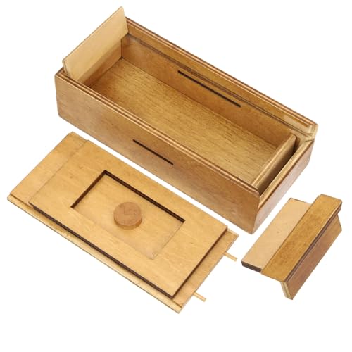 SOPOTUTU Holz mit Geheimfach Pädagogisches Kinderspielzeug aus Sicherem Holz Geschenkbox für Geld Karten und Schmuck Abgerundete Kanten für Jugendliche und Puzzle Fans SOPOTUTU Holz mit Geheimfach Pädagogisches Kinderspielzeug aus Sicherem Holz Geschenkbox für Geld Karten und Schmuck Abgerundete Kanten für Jugendliche und Puzzle Fans von SOPOTUTU