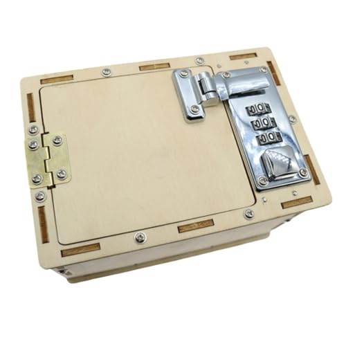 SOPOTUTU Holz passwortbox DIY Mechanische Zahlenschloss Quadratische Holz Box für Sicherer Aufbewahrungskasten Fördert Logisches Denken und Feinmotorik Personalisierbares Puzzle SOPOTUTU Holz passwortbox DIY Mechanische Zahlenschloss Quadratische Holz Box für Sicherer Aufbewahrungskasten Fördert Logisches Denken und Feinmotorik Personalisierbares Puzzle von SOPOTUTU