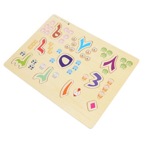 SOPOTUTU Holzpuzzle Arabisches Alphabet und Zahlen Lernspielzeug Pädagogisches Zuordnungsspiel für Frühe Kognitive Entwicklung Logisches Denken und Beobachtung SOPOTUTU Holzpuzzle Arabisches Alphabet und Zahlen Lernspielzeug Pädagogisches Zuordnungsspiel für Frühe Kognitive Entwicklung Logisches Denken und Beobachtung von SOPOTUTU