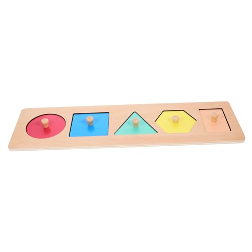 SOPOTUTU Holzpuzzle Montessori Geometrische Formen für Kleinkinder Einfaches Steckspiel zur Farb Formerkennung Kinderfreundliches Glattes Holzmaterial Eltern Junge Mädchen Lernspiel SOPOTUTU Holzpuzzle Montessori Geometrische Formen für Kleinkinder Einfaches Steckspiel zur Farb Formerkennung Kinderfreundliches Glattes Holzmaterial Eltern Junge Mädchen Lernspiel von SOPOTUTU