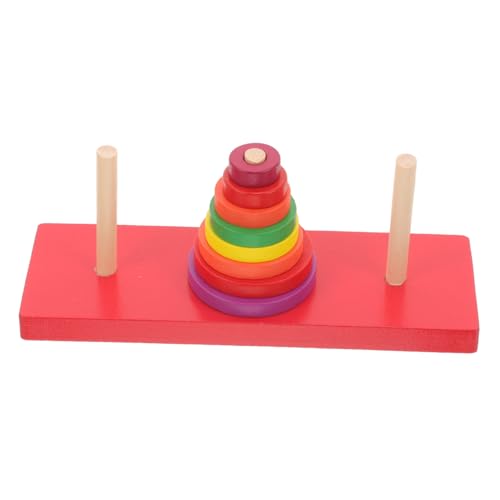 SOPOTUTU Holzpuzzle Stapelturm Buntes Montessori Lernspielzeug für Farb und Größenerkennung aus Robustem Holz Fördert Kreativität und Hand Auge Koordination Geschenkidee SOPOTUTU Holzpuzzle Stapelturm Buntes Montessori Lernspielzeug für Farb und Größenerkennung aus Robustem Holz Fördert Kreativität und Hand Auge Koordination Geschenkidee von SOPOTUTU