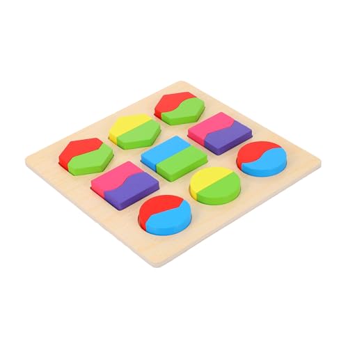 SOPOTUTU Holzpuzzle für Kleinkinder Großes Geometrisches Steckspiel Montessori Lernspielzeug zur Feinmotorikförderung Sensorische Frühförderung für Jungen und Mädchen Ab Jahr SOPOTUTU Holzpuzzle für Kleinkinder Großes Geometrisches Steckspiel Montessori Lernspielzeug zur Feinmotorikförderung Sensorische Frühförderung für Jungen und Mädchen Ab Jahr von SOPOTUTU