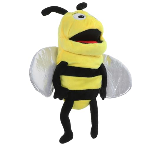 SOPOTUTU Interaktive Biene Handpuppe Plüschtier Weiches Rollenspiel Lernspielzeug für Kindergarten Motorik SOPOTUTU Interaktive Biene Handpuppe Plüschtier Weiches Rollenspiel Lernspielzeug für Kindergarten Motorik von SOPOTUTU