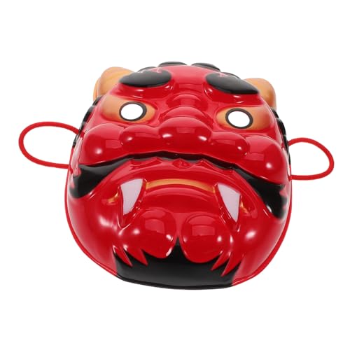 SOPOTUTU Japanische Rote Oni Maske Halloween Cosplay Gesichtsmaske mit Realistischem Design Leicht und Bequem für Party Bühnenauftritte und Gruselige Kostüm Requisiten SOPOTUTU Japanische Rote Oni Maske Halloween Cosplay Gesichtsmaske mit Realistischem Design Leicht und Bequem für Party Bühnenauftritte und Gruselige Kostüm Requisiten von SOPOTUTU