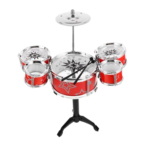 SOPOTUTU Jazz Schlagzeug Set Mini Trommel Kit für Kleinkinder Musikinstrument mit Vielseitigen Klangeffekten und Realistischem Design zur Frühen Musikalischen SOPOTUTU Jazz Schlagzeug Set Mini Trommel Kit für Kleinkinder Musikinstrument mit Vielseitigen Klangeffekten und Realistischem Design zur Frühen Musikalischen von SOPOTUTU