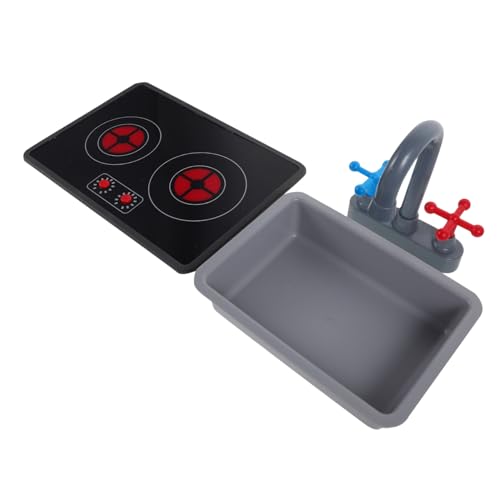 SOPOTUTU Kinderküche Spielset mit Wasserhahn Spüle Induktionsherd Licht Sound Effekte Authentisches Küchenspielzeug Zubehör für Jungen Mädchen Fördert Kreativität und Motorische Fähigkeiten SOPOTUTU Kinderküche Spielset mit Wasserhahn Spüle Induktionsherd Licht Sound Effekte Authentisches Küchenspielzeug Zubehör für Jungen Mädchen Fördert Kreativität und Motorische Fähigkeiten von SOPOTUTU