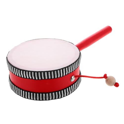 SOPOTUTU Kleine Handtrommel für Kleinkinder Sicheres Orff Musikinstrument mit Glatter Oberfläche Fördert und Koordinationsfähigkeiten Traditionelles Schlagzeug Musikspielzeug für Junge SOPOTUTU Kleine Handtrommel für Kleinkinder Sicheres Orff Musikinstrument mit Glatter Oberfläche Fördert und Koordinationsfähigkeiten Traditionelles Schlagzeug Musikspielzeug für Junge von SOPOTUTU