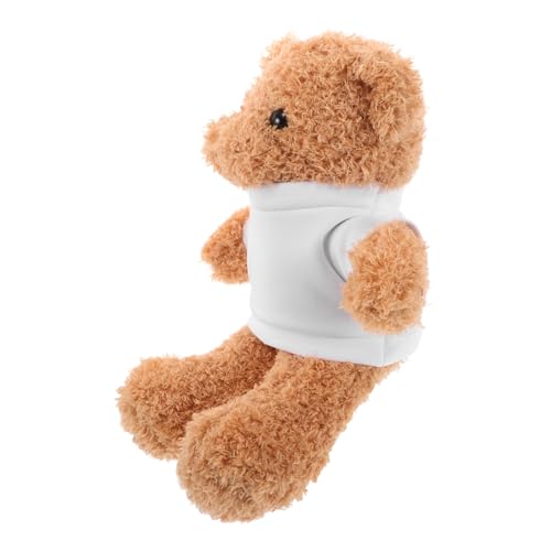 SOPOTUTU Kleiner DIY Sublimations-teddybär mit Weichem Plüsch und Blankem T-Shirt Kuscheliges Stofftier für Erwachsene Personalisierbares Geschenk für Shower Geburtstag und Besondere SOPOTUTU Kleiner DIY Sublimations-teddybär mit Weichem Plüsch und Blankem T-Shirt Kuscheliges Stofftier für Erwachsene Personalisierbares Geschenk für Shower Geburtstag und Besondere von SOPOTUTU