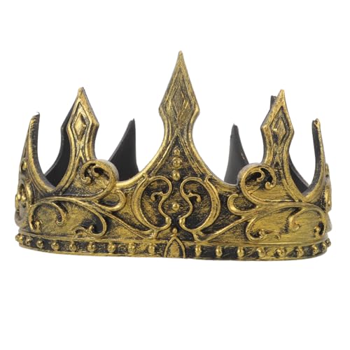 SOPOTUTU Königskrone für Jungen Leichte Bequeme Party Kopfbedeckung Langlebiges Mittelalterliches Cosplay Accessoire für Halloween Geburtstage und Rollenspiele SOPOTUTU Königskrone für Jungen Leichte Bequeme Party Kopfbedeckung Langlebiges Mittelalterliches Cosplay Accessoire für Halloween Geburtstage und Rollenspiele von SOPOTUTU