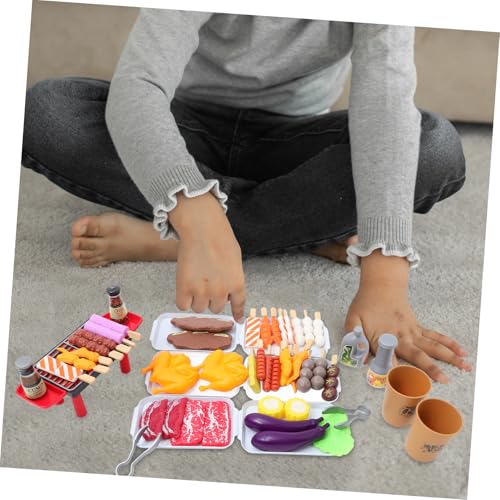 SOPOTUTU Kreatives BBQ Grillspielzeug Kindgerechtes Grill Kochspielzeug Realistische Simulation Fördert Kreativität und Hand Auge koordination für Drinnen und Draußen SOPOTUTU Kreatives BBQ Grillspielzeug Kindgerechtes Grill Kochspielzeug Realistische Simulation Fördert Kreativität und Hand Auge koordination für Drinnen und Draußen von SOPOTUTU