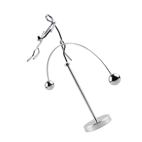 SOPOTUTU Kreatives Eisenspiel Balance Ball Ornament aus Metall Einzigartiges Schreibtischdekor für Büro und Wissenschaft Stabile Physik Demonstration für Ausbildung und Freizeitspaß SOPOTUTU Kreatives Eisenspiel Balance Ball Ornament aus Metall Einzigartiges Schreibtischdekor für Büro und Wissenschaft Stabile Physik Demonstration für Ausbildung und Freizeitspaß von SOPOTUTU