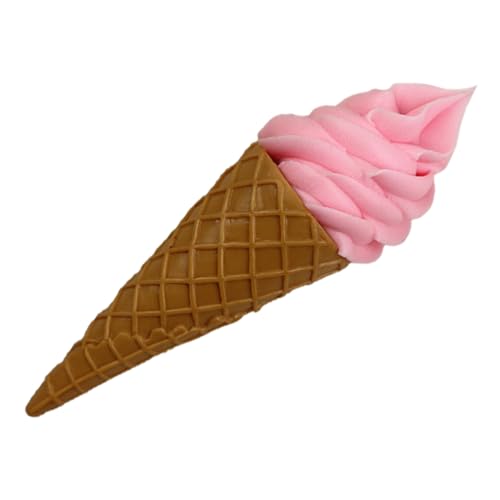 SOPOTUTU Künstliche Eistüte Deko Modell Eisdiele Party Favor Realistisches Langlebiges Eiscreme für Fotografie Laden und Heimdekoration Kindgerechtes Lernspielzeug Rosa SOPOTUTU Künstliche Eistüte Deko Modell Eisdiele Party Favor Realistisches Langlebiges Eiscreme für Fotografie Laden und Heimdekoration Kindgerechtes Lernspielzeug Rosa von SOPOTUTU