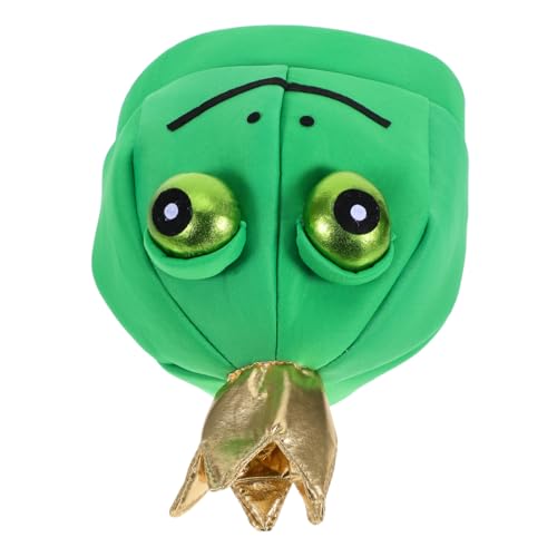 SOPOTUTU Leichter Hut Unisex Partykostüm Froggestalt Kopfdeko für Halloween Karneval Cosplay mit Bequemer Passform Vielseitig für Fotoshooting Bühnenauftritte SOPOTUTU Leichter Hut Unisex Partykostüm Froggestalt Kopfdeko für Halloween Karneval Cosplay mit Bequemer Passform Vielseitig für Fotoshooting Bühnenauftritte von SOPOTUTU