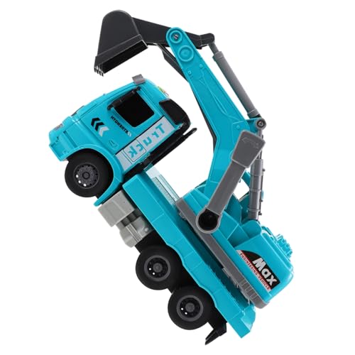 SOPOTUTU Licht und Musik Inertial Bagger für Blauer Kunststoff Bausatz Sicheres Engineering Fahrzeugmodell für Kreative Spielförderung und Soziale Entwicklung SOPOTUTU Licht und Musik Inertial Bagger für Blauer Kunststoff Bausatz Sicheres Engineering Fahrzeugmodell für Kreative Spielförderung und Soziale Entwicklung von SOPOTUTU