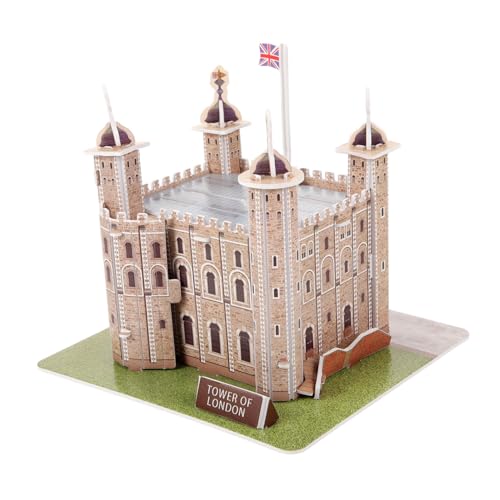 SOPOTUTU London Tower Puzzle aus Papier Modellbauset für Erwachsene und Kinderfreundliches Sicheres DIY Bauspielzeug ohne Kleber Pädagogisches Bauwerk Zuhause SOPOTUTU London Tower Puzzle aus Papier Modellbauset für Erwachsene und Kinderfreundliches Sicheres DIY Bauspielzeug ohne Kleber Pädagogisches Bauwerk Zuhause von SOPOTUTU