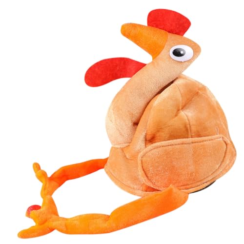 SOPOTUTU Lustiger Truthahn Hut für Karneval und Thanksgiving Cosplay Party Hut mit Langem Bein Dekorative Kostüm Mütze für Halloween Fasching Maskerade und Festliche Anlässe SOPOTUTU Lustiger Truthahn Hut für Karneval und Thanksgiving Cosplay Party Hut mit Langem Bein Dekorative Kostüm Mütze für Halloween Fasching Maskerade und Festliche Anlässe von SOPOTUTU
