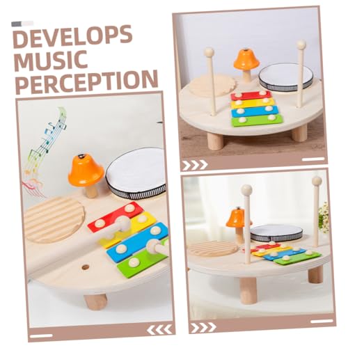 SOPOTUTU Mehrfunktionales Schlagzeug und Xylophon aus Holz Pädagogisches Percussion Musikinstrument für Kleinkinder Fördert Hand Auge Koordination und Motorische Entwicklung Sicher und SOPOTUTU Mehrfunktionales Schlagzeug und Xylophon aus Holz Pädagogisches Percussion Musikinstrument für Kleinkinder Fördert Hand Auge Koordination und Motorische Entwicklung Sicher und von SOPOTUTU