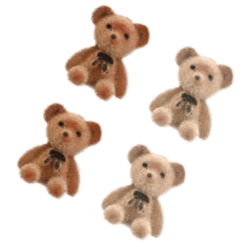 SOPOTUTU Mini Bär Deko Teilig Flock Schleife DIY Zubehör für Taschen Kleidung Handyhüllen Niedliche Bastelmaterialien Geschenkideen SOPOTUTU Mini Bär Deko Teilig Flock Schleife DIY Zubehör für Taschen Kleidung Handyhüllen Niedliche Bastelmaterialien Geschenkideen von SOPOTUTU