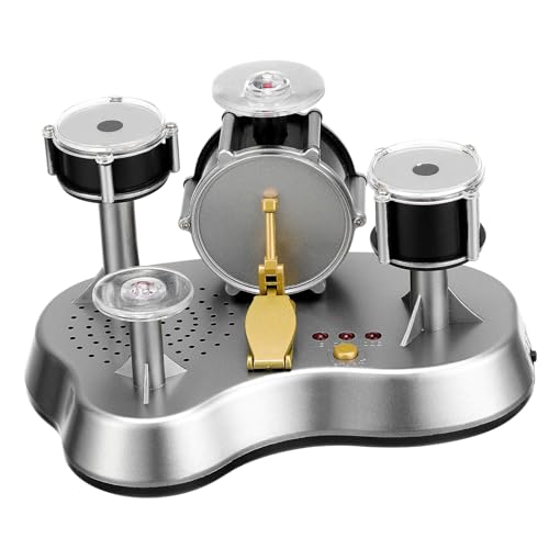 SOPOTUTU Mini Finger Touch Drum Set mit LED Licht Elektronisches Schlagzeug für Realistisches Trommeln Pädagogisches Musikinstrument Perfektes für Junge Mädchen SOPOTUTU Mini Finger Touch Drum Set mit LED Licht Elektronisches Schlagzeug für Realistisches Trommeln Pädagogisches Musikinstrument Perfektes für Junge Mädchen von SOPOTUTU
