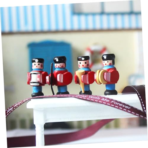 SOPOTUTU Mini Holzfigur Musizierender Holz dekor Feine Miniatur Holzpuppe als Puppenhaus Zubehör Kreatives Montessori zur Wohnraumdekoration und Fantasieanregung SOPOTUTU Mini Holzfigur Musizierender Holz dekor Feine Miniatur Holzpuppe als Puppenhaus Zubehör Kreatives Montessori zur Wohnraumdekoration und Fantasieanregung von SOPOTUTU