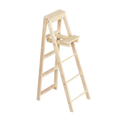 SOPOTUTU Miniatur Holzleiter Faltbar Holztreppe DIY Puppenhausmöbel Miniaturhaus Zubehör Naturfarben Leicht für Miniaturhaus Dekoration SOPOTUTU Miniatur Holzleiter Faltbar Holztreppe DIY Puppenhausmöbel Miniaturhaus Zubehör Naturfarben Leicht für Miniaturhaus Dekoration von SOPOTUTU