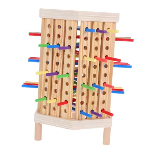 SOPOTUTU Montessori Holz Brettspiel Eckig Buntes Zählspiel Pädagogisches Holzstäbchen Lernspielzeug Feinmotorik Hand Auge Koordination für Ab Jahren Familien Interaktives Spiel SOPOTUTU Montessori Holz Brettspiel Eckig Buntes Zählspiel Pädagogisches Holzstäbchen Lernspielzeug Feinmotorik Hand Auge Koordination für Ab Jahren Familien Interaktives Spiel von SOPOTUTU