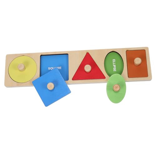 SOPOTUTU Montessori Holz Steckpuzzle Greifpuzzle für Kleinkinder Vorschulspielzeug zur Feinmotorik Hand Augen koordination mit Bunten Formen SOPOTUTU Montessori Holz Steckpuzzle Greifpuzzle für Kleinkinder Vorschulspielzeug zur Feinmotorik Hand Augen koordination mit Bunten Formen von SOPOTUTU