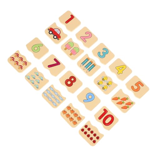 SOPOTUTU Montessori Holzpuzzle Zahlen Tier Motiv Pädagogisches Puzzle Kognitives Lernspielzeug für Kleinkinder Fördert Zahlenverständnis Zuordnung und Logisches Denken Montessori SOPOTUTU Montessori Holzpuzzle Zahlen Tier Motiv Pädagogisches Puzzle Kognitives Lernspielzeug für Kleinkinder Fördert Zahlenverständnis Zuordnung und Logisches Denken Montessori von SOPOTUTU