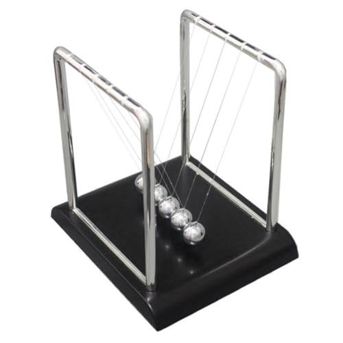 SOPOTUTU Newton Balance Ball aus Metall Kreatives Kinetisches Desktop Stilvolle Schreibtischdekoration für Büro und Zuhause Einzigartiges Wissenschafts und Physikspielzeug Geschenkidee SOPOTUTU Newton Balance Ball aus Metall Kreatives Kinetisches Desktop Stilvolle Schreibtischdekoration für Büro und Zuhause Einzigartiges Wissenschafts und Physikspielzeug Geschenkidee von SOPOTUTU