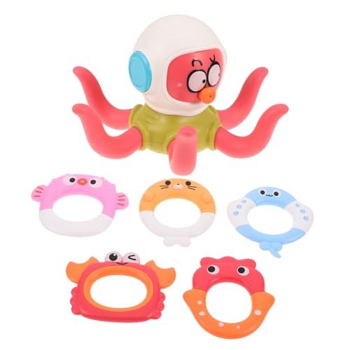 SOPOTUTU Octopus Pool Ring Toss Spiel Babysicheres Hautfreundliches Wasserspielzeug mit Abgerundeten Kanten Fördert Hand-Auge-koordination und Motorik Vielseitig für Badewanne Schwimmbad SOPOTUTU Octopus Pool Ring Toss Spiel Babysicheres Hautfreundliches Wasserspielzeug mit Abgerundeten Kanten Fördert Hand-Auge-koordination und Motorik Vielseitig für Badewanne Schwimmbad von SOPOTUTU