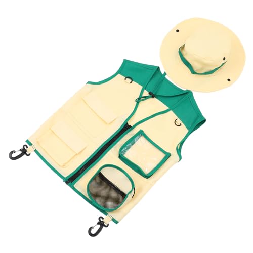 SOPOTUTU Outdoor Teilig aus Atmungsaktivem Material mit Weste und Hut für Jungen und Mädchen Leichtes Reißfestes Explorer Kostüm für Camping Rollenspiel Naturforscher und Abenteuer im SOPOTUTU Outdoor Teilig aus Atmungsaktivem Material mit Weste und Hut für Jungen und Mädchen Leichtes Reißfestes Explorer Kostüm für Camping Rollenspiel Naturforscher und Abenteuer im von SOPOTUTU