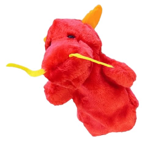 SOPOTUTU Plüsch Drache Handpuppe Rotes Kuscheltier Interaktives Rollenspiel Handpuppenspielzeug für Storytelling Motorik Kommunikation Eltern Junge Mädchen Spiel SOPOTUTU Plüsch Drache Handpuppe Rotes Kuscheltier Interaktives Rollenspiel Handpuppenspielzeug für Storytelling Motorik Kommunikation Eltern Junge Mädchen Spiel von SOPOTUTU