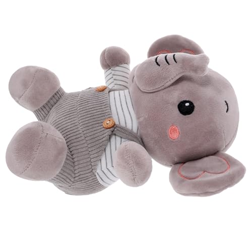 SOPOTUTU Plüsch Elefant Kuscheltier mit Rucksack Weiches Schadstofffreies Stofftier für Jungen und Neugeborene Beruhigendes für Kinderzimmer und Auto Graue Babydeko mit Zufallsknopf SOPOTUTU Plüsch Elefant Kuscheltier mit Rucksack Weiches Schadstofffreies Stofftier für Jungen und Neugeborene Beruhigendes für Kinderzimmer und Auto Graue Babydeko mit Zufallsknopf von SOPOTUTU