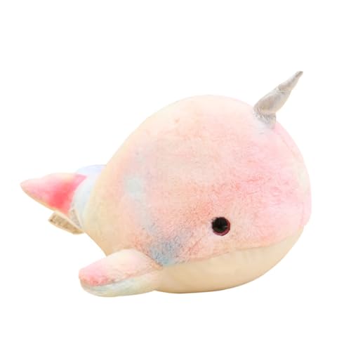 SOPOTUTU Plüsch Narwal Kuscheltier Weiches Stofftier für Niedliches Meeres Tier Dekoration Kuschelkissen für Mädchen und Jungen SOPOTUTU Plüsch Narwal Kuscheltier Weiches Stofftier für Niedliches Meeres Tier Dekoration Kuschelkissen für Mädchen und Jungen von SOPOTUTU