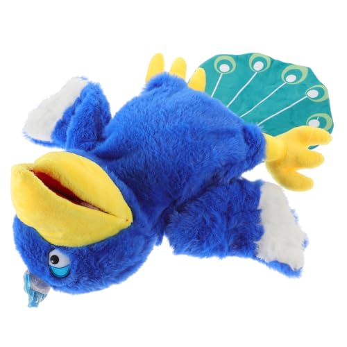 SOPOTUTU Plüsch Pfau Handpuppe Interaktives Kreatives für Erwachsene Weiche Tier Handpuppe als Lernspielzeug und Geburtstagsgeschenk für Kindergarten und Zuhause SOPOTUTU Plüsch Pfau Handpuppe Interaktives Kreatives für Erwachsene Weiche Tier Handpuppe als Lernspielzeug und Geburtstagsgeschenk für Kindergarten und Zuhause von SOPOTUTU
