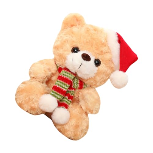 SOPOTUTU Plüschbär Figur Weihnachtsdeko Tischornament Kuscheltier für Frauen Festliche Raumdekoration SOPOTUTU Plüschbär Figur Weihnachtsdeko Tischornament Kuscheltier für Frauen Festliche Raumdekoration von SOPOTUTU