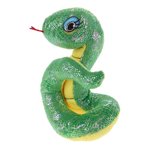 SOPOTUTU Plüschschlange Jahr des Schlangentiers Realistische Grüne Schlange Detailreiches Party Deko Geschenkidee und Halloween Streich Weiches Stofftier zum Umarmen SOPOTUTU Plüschschlange Jahr des Schlangentiers Realistische Grüne Schlange Detailreiches Party Deko Geschenkidee und Halloween Streich Weiches Stofftier zum Umarmen von SOPOTUTU