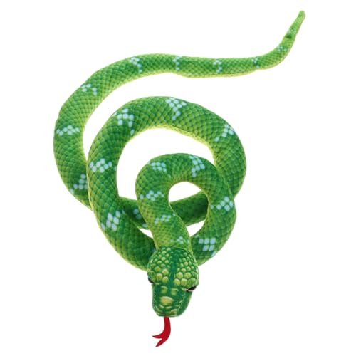 SOPOTUTU Plüschschlange Tricky Mittelgroß Realistisches Kuscheltier Schlangenmodell Für Aprilscherz Halloween Rollenspiel Bühne SOPOTUTU Plüschschlange Tricky Mittelgroß Realistisches Kuscheltier Schlangenmodell Für Aprilscherz Halloween Rollenspiel Bühne von SOPOTUTU