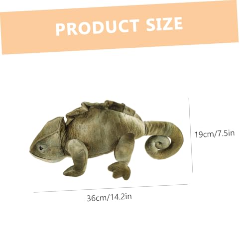 SOPOTUTU Plüschtier Chamäleon Kuscheltier Niedliches Grünes Stofftier Dekorationsspielzeug für Weiches Lebensechtes Kuscheltier Schlafhilfe und Fotorequisite SOPOTUTU Plüschtier Chamäleon Kuscheltier Niedliches Grünes Stofftier Dekorationsspielzeug für Weiches Lebensechtes Kuscheltier Schlafhilfe und Fotorequisite von SOPOTUTU