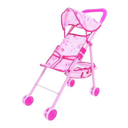 SOPOTUTU Puppenwagen mit Stabilem Metallrahmen und Einkaufskorb Kompakt Klappbar für Rollenspiele von Mädchen Ab Jahren Fördert Kreativität und Soziales Robust und Langlebig SOPOTUTU Puppenwagen mit Stabilem Metallrahmen und Einkaufskorb Kompakt Klappbar für Rollenspiele von Mädchen Ab Jahren Fördert Kreativität und Soziales Robust und Langlebig von SOPOTUTU