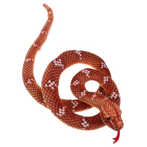 SOPOTUTU Realistisches Plüschschlange Kuscheltier Lebensechte Stofftier Schlange Vielseitige Party Dekorationsrequisite Leichtes Detailreiches Plüsch Tier für Streiche und Halloween SOPOTUTU Realistisches Plüschschlange Kuscheltier Lebensechte Stofftier Schlange Vielseitige Party Dekorationsrequisite Leichtes Detailreiches Plüsch Tier für Streiche und Halloween von SOPOTUTU
