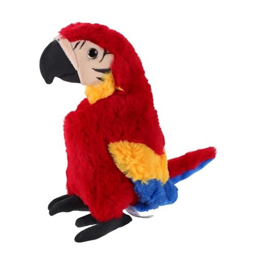 SOPOTUTU Realistisches Plüschtier Papagei mit Lebensechtem Design Rotes Gefülltes Stofftier für Originelle Wohn und Partydekoration Vielseitiger Lustiger Vogel als Kreative Dekoidee SOPOTUTU Realistisches Plüschtier Papagei mit Lebensechtem Design Rotes Gefülltes Stofftier für Originelle Wohn und Partydekoration Vielseitiger Lustiger Vogel als Kreative Dekoidee von SOPOTUTU