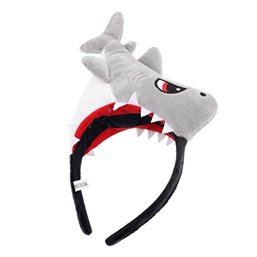 SOPOTUTU Shark Headband Haarreif für Damen Lustiges Halloween Kostüm Haaraccessoire Robustes Kunststoff und Stoffmaterial für Partys und Verkleidungen SOPOTUTU Shark Headband Haarreif für Damen Lustiges Halloween Kostüm Haaraccessoire Robustes Kunststoff und Stoffmaterial für Partys und Verkleidungen von SOPOTUTU