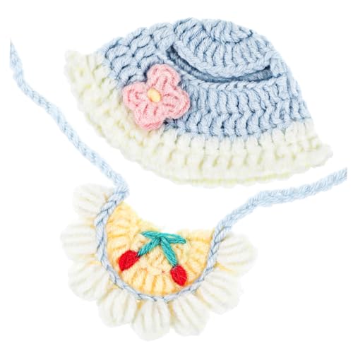 SOPOTUTU Teiliges Puppenkleidungsset für Puppen Häkelmütze und Spucktuch Süße Outfits Kompatibel mit Labubu Modische Puppenbekleidung für Fotoshootings und Puppenhausdekoration SOPOTUTU Teiliges Puppenkleidungsset für Puppen Häkelmütze und Spucktuch Süße Outfits Kompatibel mit Labubu Modische Puppenbekleidung für Fotoshootings und Puppenhausdekoration von SOPOTUTU