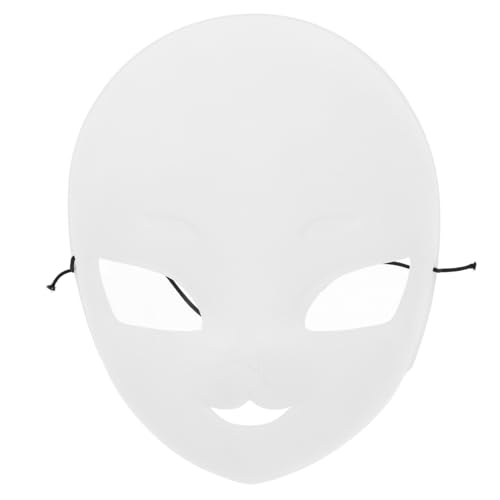 SOPOTUTU Weiße Dicke Vollgesichtsmaske aus Kunststoff DIY Bastelbare Handcraft Maske für Erwachsene Vielseitige Masquerade Party und Halloween Cosplay Maske für Gestaltung und Kostüme SOPOTUTU Weiße Dicke Vollgesichtsmaske aus Kunststoff DIY Bastelbare Handcraft Maske für Erwachsene Vielseitige Masquerade Party und Halloween Cosplay Maske für Gestaltung und Kostüme von SOPOTUTU