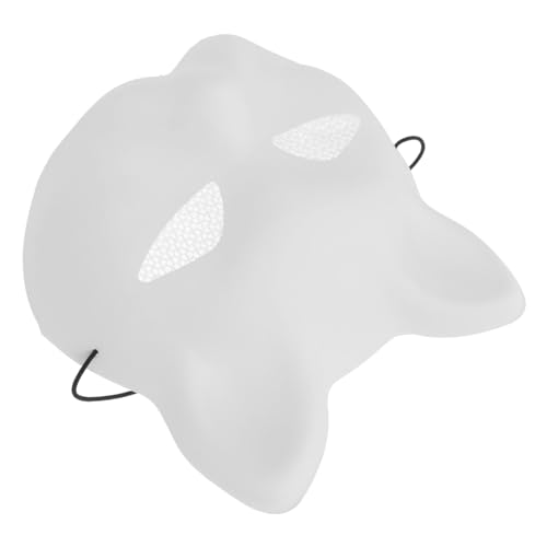 SOPOTUTU Weiße Katzenmaske zum Bemalen Leichte Plastik Masquerade Maske DIY Cosplay Kostümzubehör für Karneval Halloween Furry Partys Atmungsaktiv und Komfortabel Unbemalt für Kreative SOPOTUTU Weiße Katzenmaske zum Bemalen Leichte Plastik Masquerade Maske DIY Cosplay Kostümzubehör für Karneval Halloween Furry Partys Atmungsaktiv und Komfortabel Unbemalt für Kreative von SOPOTUTU