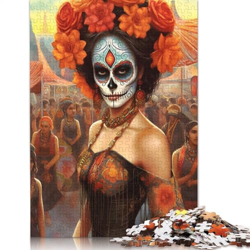 520-teiliges Puzzle „Enigmatic Celebration“ für Erwachsene, Holzpuzzle für die ganze Familie, Stressabbau-Puzzle für Erwachsene ab 18 Jahren, 520 Teile (52 x 38 cm) von SOQWBYG