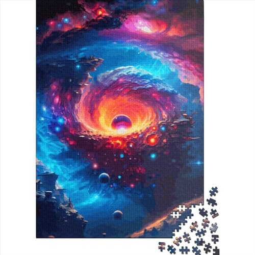 520-teiliges Puzzle für Erwachsene, „Göttliches Auge“, Holzpuzzle, Denksportaufgabe, Puzzle, Spielzeug, Spiel, 520 Teile (52 x 38 cm) von SOQWBYG